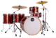 Mapex Mars Birch Crossover 22" Acoustic Drum Kit in Blood Orange Sparkle - MA528SF-OR.jpg