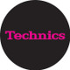 Technics Slipmat Simple 3: Pink On Black - 60652 (1).jpg