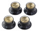Gibson Top Hat Knobs with Gold Metal Insert in Black Set of 4 - PRMK-020-1.jpg