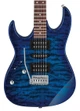 Ibanez Left Handed GRX70QAL Electric Guitar in Transparent Blue Burst - GRX70QALTBB-1.jpg