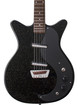 Danelectro Glitter ‘59 Electric Guitar in Black with Gold Glitter - GLITTER59BLKGLD-Body.jpg