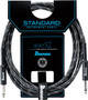 Ibanez Guitar Cable 10ft in Woven Charcoal/Grey - SI10-CCT.jpg