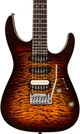 Charvel Pro-Mod Plus Dinky DK24 HSS 2PT EB QM Electric Guitar in Amber Tiger Eye - 2979813380-1.jpg