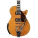 Second Hand Gretsch G6134TFM-NH Nigel Hendroff Signature Electric Guitar In Penguin Amber Flame 026 - SH-131-0026 (2).jpg