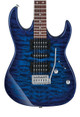 Ibanez GRX70QA-TEB GIO Series Electric Guitar in Transparent Blue Burst - GRX70QA-TEB-1.jpg