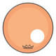 Remo Powerstroke 3 Colortone Bass Drum Head - Orange - 18" - with 5" Offset Hole - 449189-P3-1318-CT-OGOH.jpg