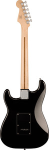 Squier Sonic Stratocaster HSS Electric Guitar in Black - 0373203506-Squier-Sonic-Stratocaster-HSS-Black-Back.jpg