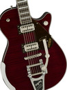 Gretsch G6134TFM-NH Nigel Hendroff Signature Penguin Electric Guitar in Dark Cherry Metallic Flame - 517571-Gretsch G6134TFM-NH Nigel Hendroff Signature Penguin Electric Guitar in Dark Cherry Metallic Flame 4.jpg