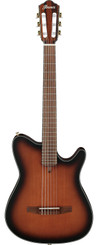 Ibanez FRH10N-BSF Nylon-String Electro Acoustic Guitar in Brown Sunburst Flat - FRH10N-BSF-2.jpg