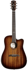 Alvarez Masterworks MDA66CE Dreadnought Acoustic Guitar in Shadowburst with Cutaway - MDA66CEHFARSHB-Alvarez-Masterworks-Dreadnought-Cutaway-Bevels-Mahogany-top-back-Shadowburst-LR-Baggs-HiFi-Front.jpg