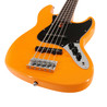 Sire Marcus Miller V3P Passive 5-String Bass Guitar in Orange - SIREV3P5ORG-Sire-V3P-Passive-5-String-Bass-Orange-Angle.jpg