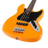 Sire Marcus Miller V3P Passive 4 String Bass Guitar in Orange - SIREV3P4ORG-Sire-V3P-Passive-4-String-Bass-Orange-Angle.jpg