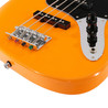Sire Marcus Miller V3P Passive 4 String Bass Guitar in Orange - SIREV3P4ORG-Sire-V3P-Passive-4-String-Bass-Orange-Controls.jpg