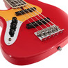 Sire Marcus Miller V5 24 Fret Left Handed 5-String Bass Guitar in Dakota Red - SIRELH24V55DRD-Sire-V5-24-Fret-Left-Handed-5-String-Bass-Guitar-Dakota-Red-Controls.jpg