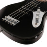 EastCoast MB30 Offset Bass Guitar in Black - EC-MB30-BK-EastCoast-MB30-Short-Scale-Bass-in-Black-Bridge.jpg