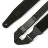 Levy's MRHSP-BLK Right Height Suede Padded Guitar Strap In Black - 380225-Levys Right Height Suede Leather Padded Black 4.jpg
