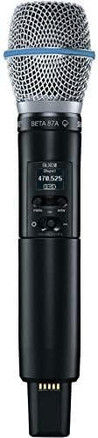 Shure SLXD24/B87A Wireless System with Beta 87A Handheld Transmitter - SLXD24UKB87A-Shure_SLXD24_B87A_Wireless_System_Beta_87A_Transmitter_Mic.jpg
