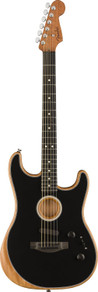 Fender American Acoustasonic Stratocaster Acoustic/Electric Guitar in Black - 372863-Fender American Acoustasonic Stratocaster Black 2.jpg