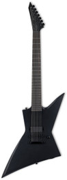 ESP LTD EX-7 7 String Baritone Black Metal Electric Guitar in Black Satin - 488141-ESP LTD EX-7 7 String Baritone Black Metal Electric Guitar in Black Satin 2.jpg