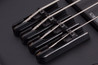 Schecter Stiletto Stealth-4 Bass Guitar in Satin Black - STILETTO STEALTH 4 SBK BRIDGE.jpg