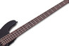 Schecter Stiletto Stealth-4 Bass Guitar in Satin Black - STILETTO STEALTH 4 SBK NECK FULL.jpg