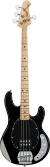 Sterling by Music Man StingRay Ray4 Bass Guitar in Black - 462801-Ray4_BK_M_Front.jpg