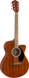Fender FA-135CE Concert All Mahogany Electro Acoustic Guitar in Natural - 516519-Fender FA-135CE Concert Electro Acoustic Guitar in All Mahogany 3.jpg