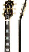 Gibson Custom Shop 1957 Les Paul Custom Reissue 2-Pickup VOS Electric Guitar in Ebony - 437574-neck-side-1600_900.jpg