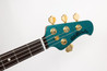 Music Man StingRay Special - Ocean Sparkle - Roasted Maple/Rosewood - Matching Headstock - White Pearloid PG - Gold - 107-OA-21-05-MB-GD-Music-Man-StingRay-Special-Bass-in-Ocean-Sparkle-Headstock.jpg