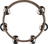 Meinl Compact Tambourine Double Row Stainless Steel Jingles Walnut Brown - CTA2WB-CTA2WB_1.jpg