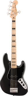 Squier Affinity Series Active Jazz Bass V in Black Metallic - 0378753565_sqr_ins_frt_1_rr.jpg