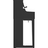 Roland LX 5 CH Upright Piano In Polished Ebony - LX-5-PE-LX-5_PE_RIGHT_BESIDE.jpg