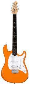 Sterling by Music Man Sub Cutlass CT20 HSS in Sunrise Orange with Amaranth Neck - ST-CT20HSS-SRO-A1-FRONT-FULL.jpg
