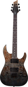 Schecter C-1 Standard Electric Guitar in Black Fade Burst Burl - 240827428778008f.jpg