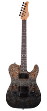 Schecter PT Standard Electric Guitar in Black Fade Burst Burl - PT STANDARD BLACK FADE BURST BURL 3955 FLAT copy.jpg