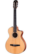 Taylor 112ce-N Grand Concert Nylon Electro-Acoustic Guitar - Taylor-112ce-N-2203044495-FrontLeft-2024.jpg