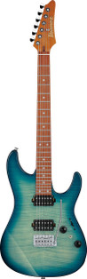 Ibanez AZ24S1F-TXB AZ Standard Series HH Electric Guitar in Transparent Turquiose Burst - AZ24S1F_TXB_5N_01_A.jpg