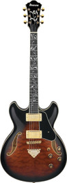 Ibanez AS93QMSP-DBS AS Series Quilted Maple Semi-Hollow Electric Guitar in Dark Brown Sunburst - AS93QMSP_DBS_5B_01_A.jpg