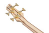 Ibanez SR300EDX-WZM SR Series 4 String Bass in Wine Red Frozen Matte - SR300EDX_WZM_1P_02_K.jpg