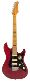 Sire Larry Carlton S7 FM New Gen Electric Guitar in See Through Red Satin Maple Neck - S7FMSTR-2.jpg