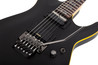 Schecter Demon 6 FR S Electric Guitar in Aged Black Satin with Floyd Rose - DEMON FR-S AGED BLACK SATIN 3669 TOP copy.jpg