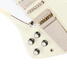 Epiphone Left Handed 1963 Firebird V Maestro Vibrola Reissue in Polaris White - ECFVR3PWNM1L_8_Knobs-1200x1200-28e5ebb.jpg