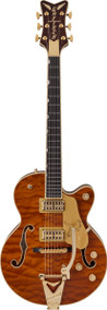 Gretsch Limited Edition Falcon Center Block Jr Quilted Maple with Bigsby Guitar In Roundup Orange - 2400963822_gre_ins_frt_1_rr.jpg