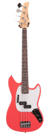 Eastcoast MSB Short Scale Bass Guitar In Fiesta Red With Rosewood Fretboard - EC-MSB-FRD (3).jpg