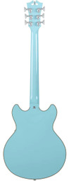 D'Angelico Premier Mini DC Semi-Hollow Electric Guitar in Sky Blue - premier_mini_sky_blue_1.jpg