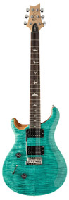 PRS SE Custom 24 Left Hand Electric Guitar in Turquoise - PRS SE Custom 24 Left Turquoise-Photoroom.jpg