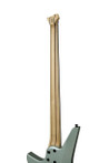 Hils HZB4 Headless Bass Guitar in Satin Silver - Neck Rear_compressed (2).jpg
