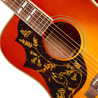Epiphone Inspired By Gibson Custom 1960 Hummingbird Reissue In Heritage Cherry Sunburst, Left Handed - ECHBR0HSGH1L_7_SoundHole.jpg