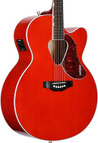 Gretsch G5022CE Rancher Jumbo Electro Acoustic in Western Orange Stain - Gretsch G5022CE Rancher Jumbo Cutaway orange 2.jpg