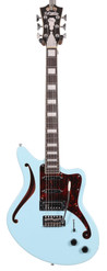 Second Hand D'Angelico Premier Series Bedford Offset Semi-Hollow in Sky Blue 861 - SH-130-0861 (3).jpg